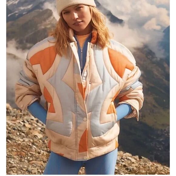 Free People Shine on puffer jacket - Picture 2 of 16